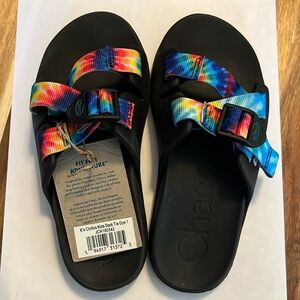 Chaco  Kid's Chillos Sandal Dark Tie Dye Size 1